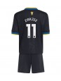 Billige Manchester United Joshua Zirkzee #11 Tredjedraktsett Barn 2025-26 Kortermet (+ Korte bukser)